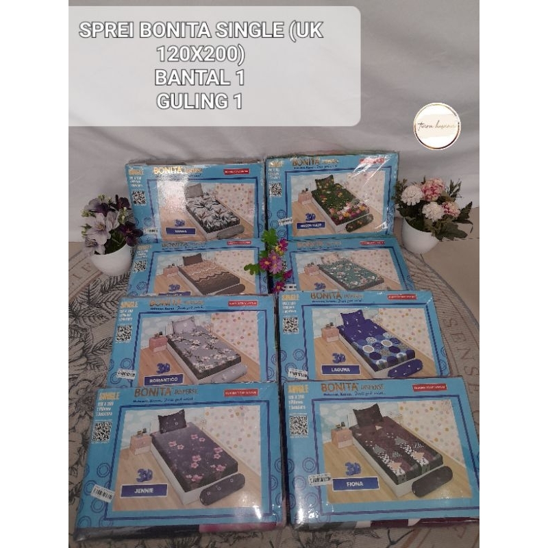 SPREI BONITA SINGLE B1 / SPREI BONITA 120×200 / SPREI SINGLE BONITA.