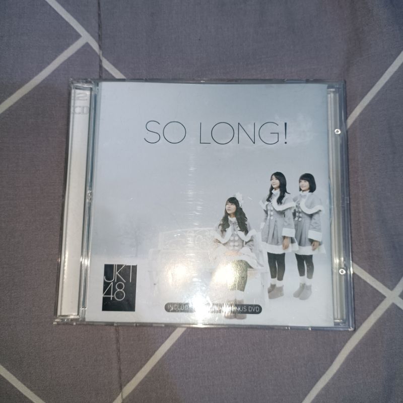 Album CD DVD only JKT48 SO LONG (no photopack pp)