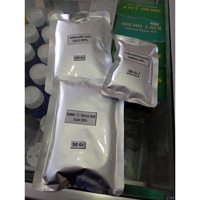 Hormon Gibberellin 90% (GA3) @5 gr, 10gr, 20gr