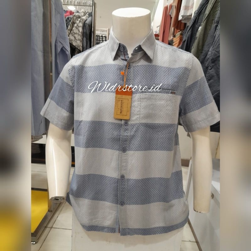 WATCHOUT CASUAL original kemeja pria`50127.NAVY