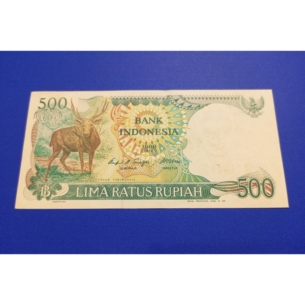 UANG KERTAS JADUL 500 RUPIAH RUSA TIMOR 1988