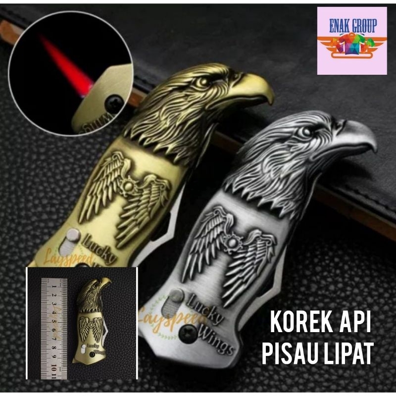 KOREK API BARA MODEL LIPAT PISAU/KOREK API GAS MOTIF UNIK