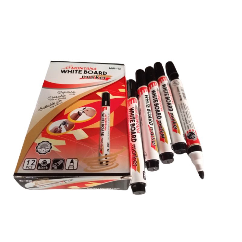 

SPIDOL WHITE BOARD MARKER MONTANA MW-12 1PAK ISI 12PCS