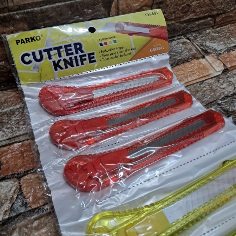 

PISAU CUTTER RENCENG ISI 12pcs