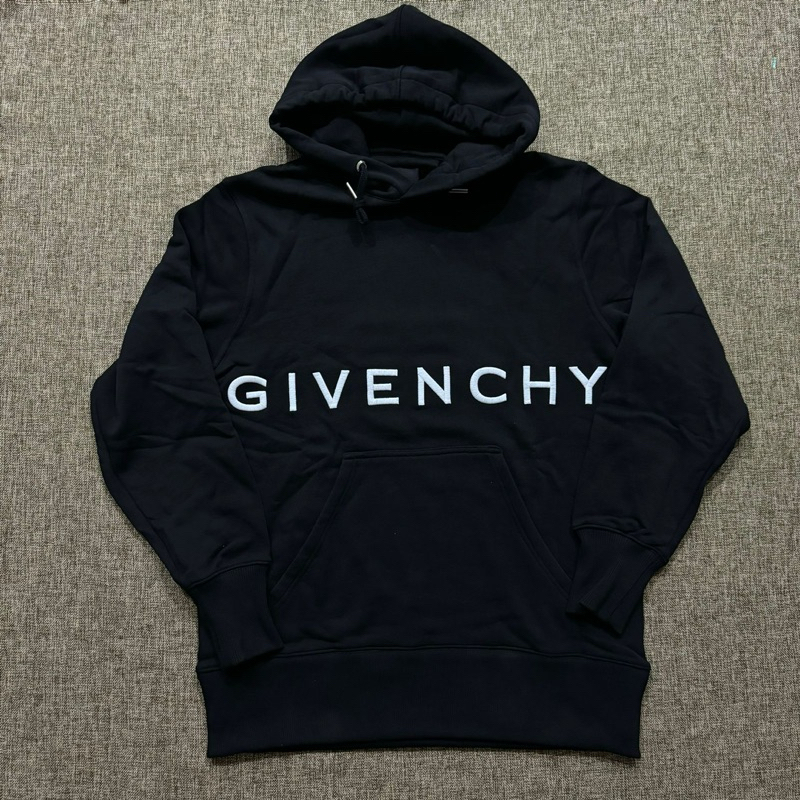 Givenchy 4G Embroidered Hoodie Black Original