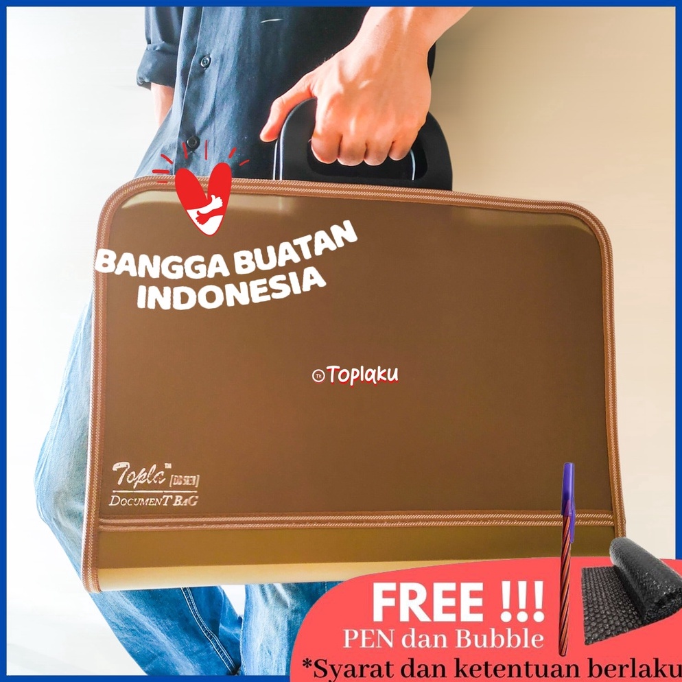 Dear TOPLA Tas Berkas Dokumen Besar 14 156 Inch Anti Air File Document Bag Tenteng Jinjing Penting T