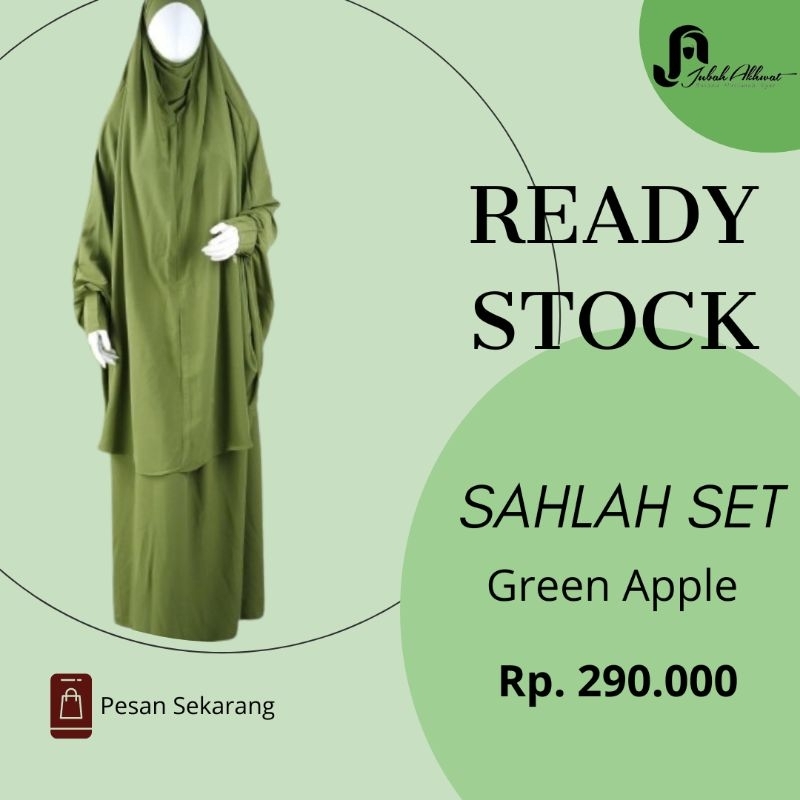 Gamis Set SAHLAH By Jubah Akhwat / Gamis Set Branded Ori
