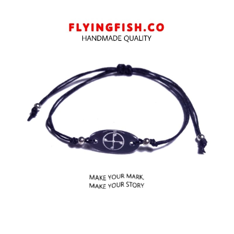 GELANG SIMPLY FLYINGFISH.CO - GELANG TAHAN AIR GELANG TALI HITAM
