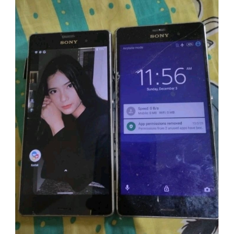 SONY XPERIA Z3 jual 2 unit Minus