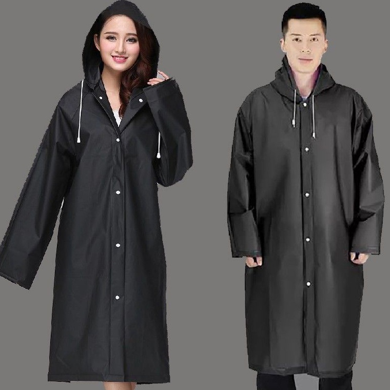 Jas hujan terusan kancing pria wanita  jas hujan eva motif gamis  jas hujan terusan wanita  jas huja