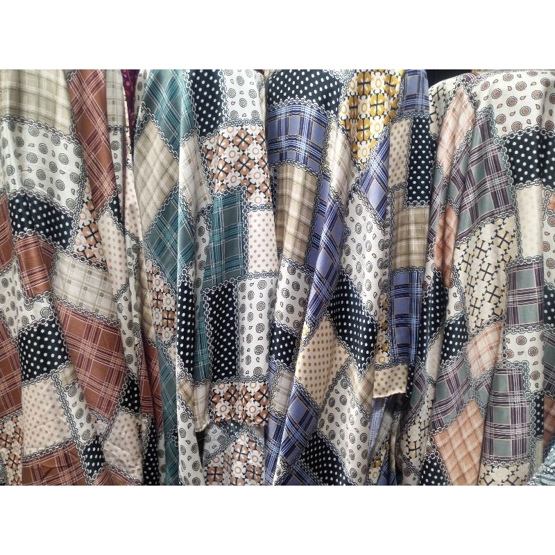 kain Dior silk motif premium import(0,5meter)