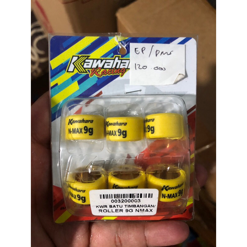 roller kawahara 9gram & TDR 10gram baru Aerox /nmax