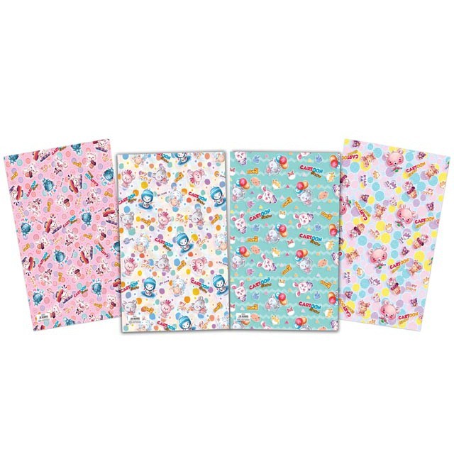 

iDk90 50 pcs kertas kado kiky motif random