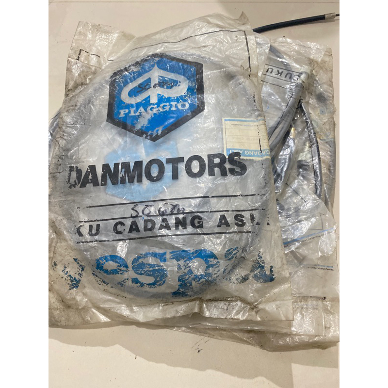 kabel speedo vespa px old danmotor biru