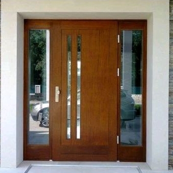 Daun Pintu Kupu-kupu Bahan Kayu Meranti