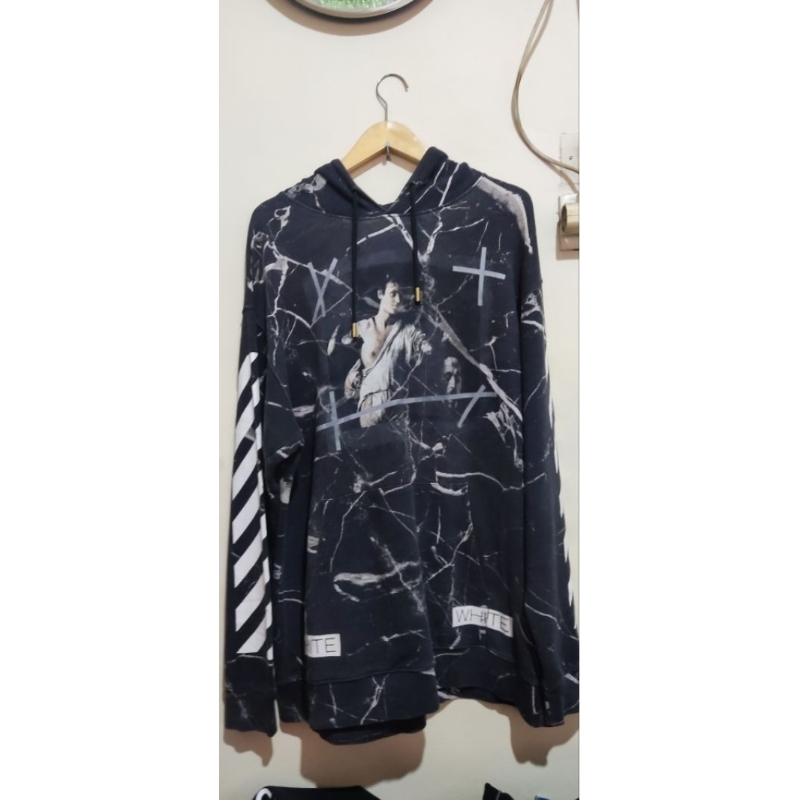 hoodie offwhite marble