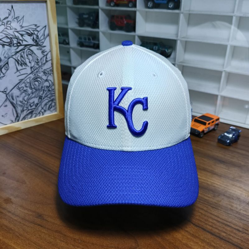 Topi Snapback New Era MLB Kansas City Putih Original