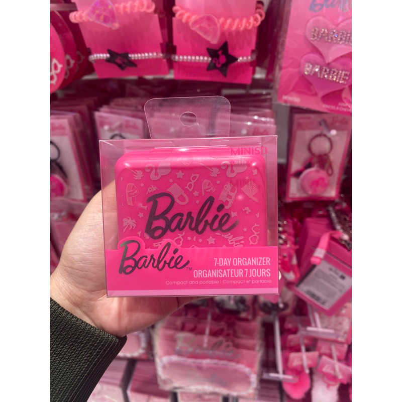 MINISO X BARBIE KOTAK PENYIMPANAN OBAT
