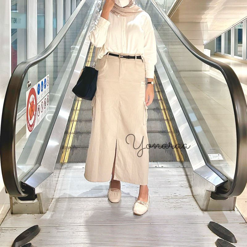 ALEA SKIRT | ROK CARGO STRECH SLIMFIT