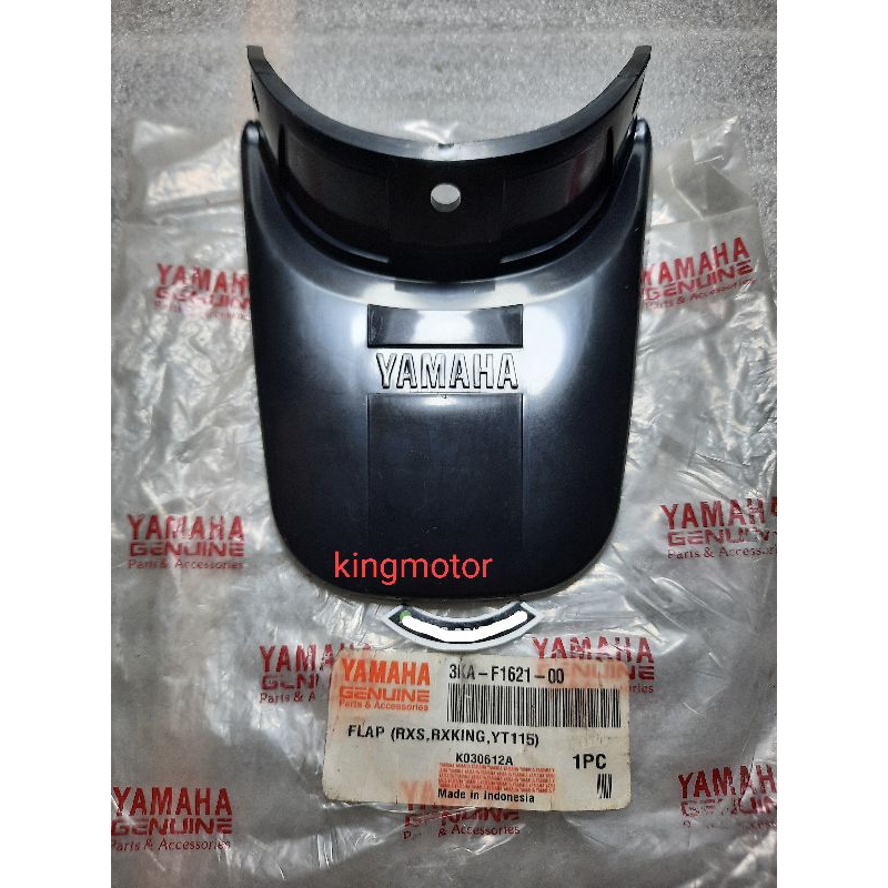 KARET TAHANAN LUMPUR FLAP SPAKBOR SLEBOR BELAKANG RXKING RX KING RXS ORI ASLI ORIGINAL YAMAHA