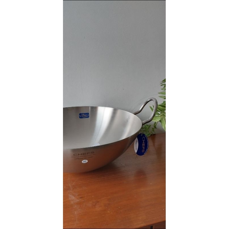 BIMA BP0101336 - Chefs - Heavy Duty Asian Wok 36 cm