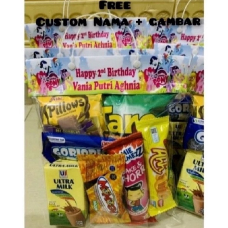 

Paling Laris Paket Snack Ulang Tahun Free Custom Nama