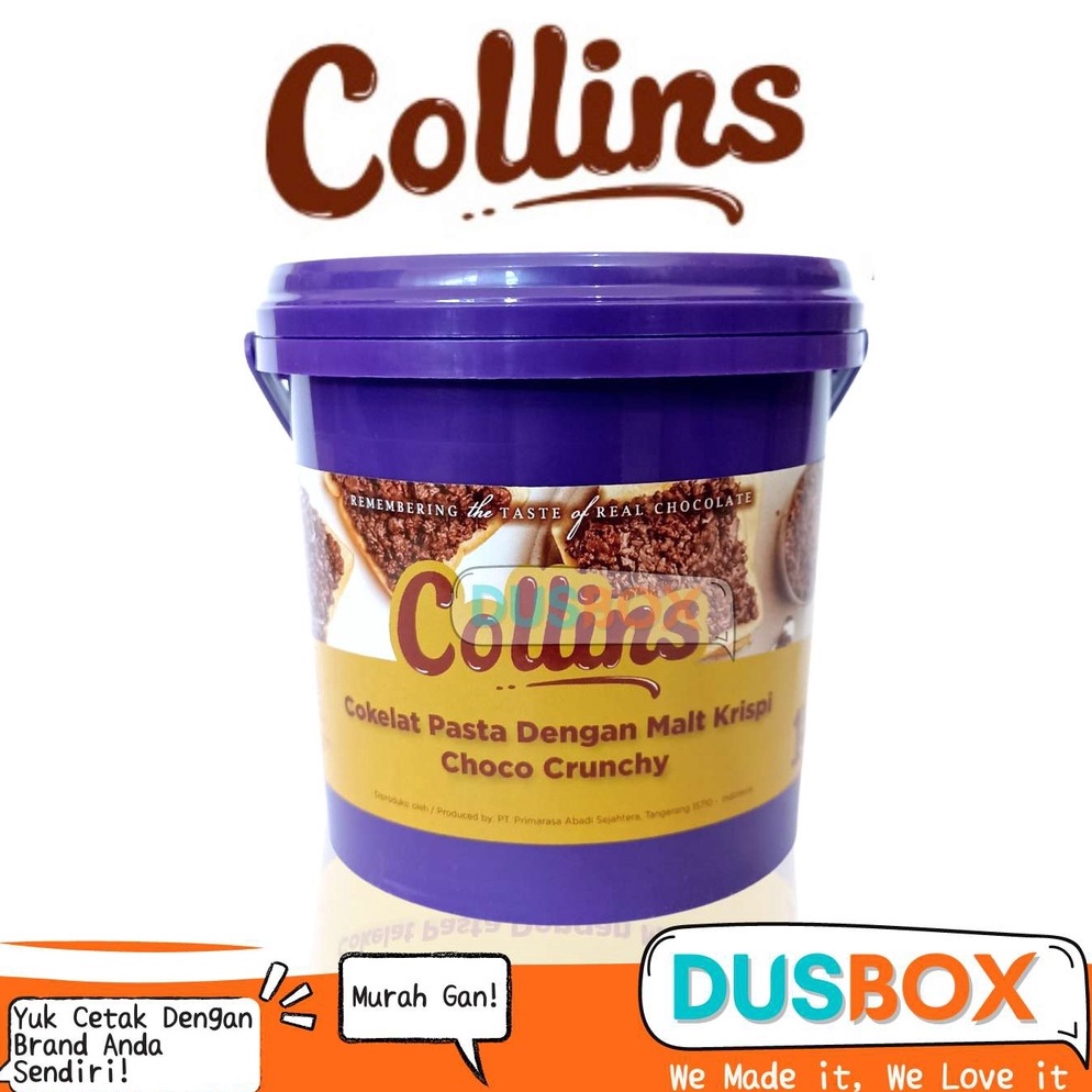 

Sale plus Collins Choco Crunchy 1 kg Selai Roti Toping Donat Collins Selai Donat Collins Selai Donat