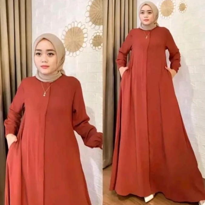 Paling dicari MARYAM DREES GAMIS MARYAM PREMIUM  GAMIS MARYAM ELEGANT KEKINIAN CRINKEL TERBARU 224