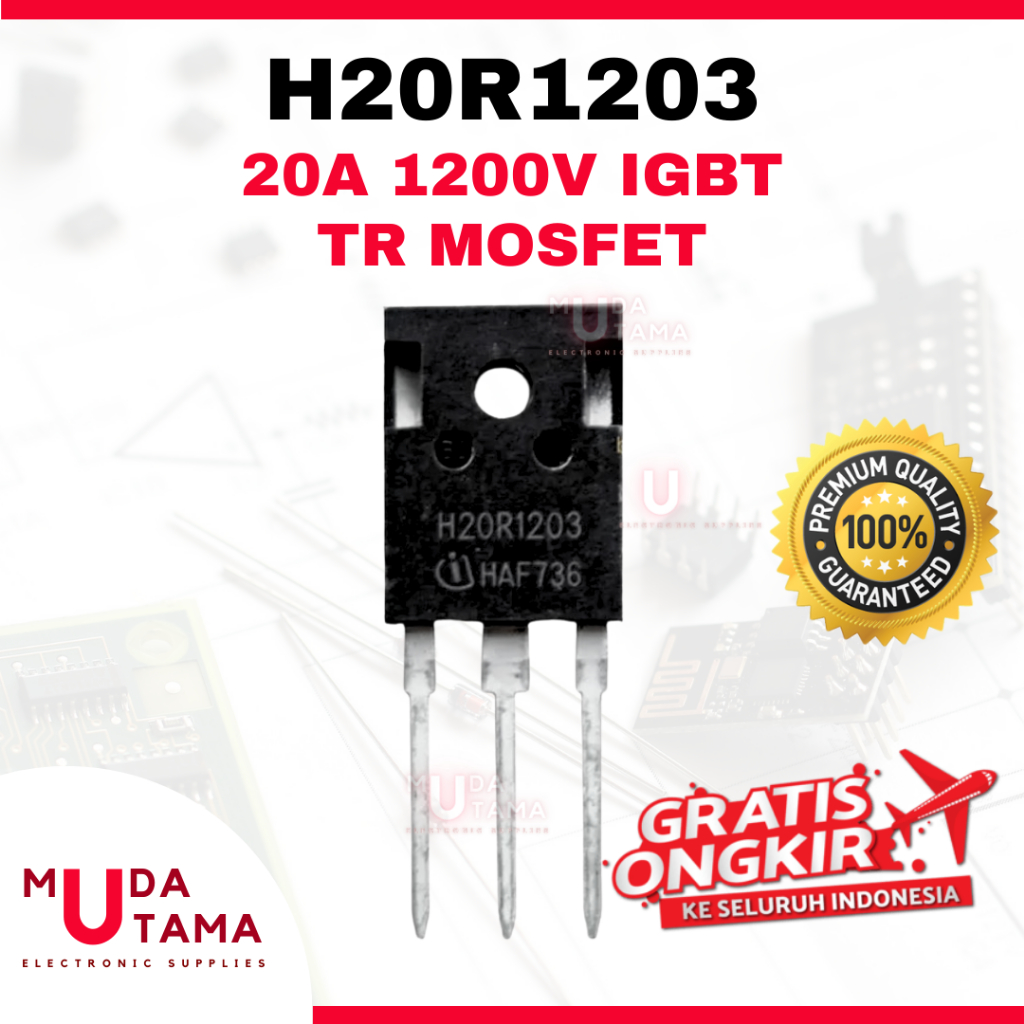 Transistor Mosfet H20R1203 20A 1200v IGBT | TR H20R1203 | Mosfet H20R1203