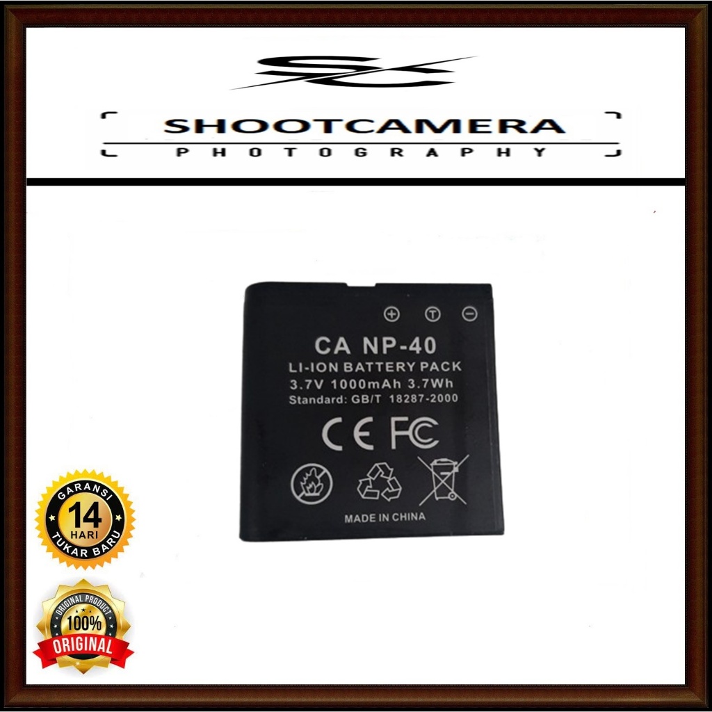BATTERY HANDYCAM SBOX NP-40 - BATRAI HANDYCAM SBOX S530 ORIGINAL