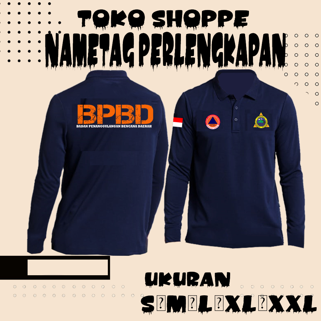 COD KAOS WANGKI BPBD DEWASA/BAJU POLO BPBD/KAOS WANGKI TERBARU DAN TERMURAH