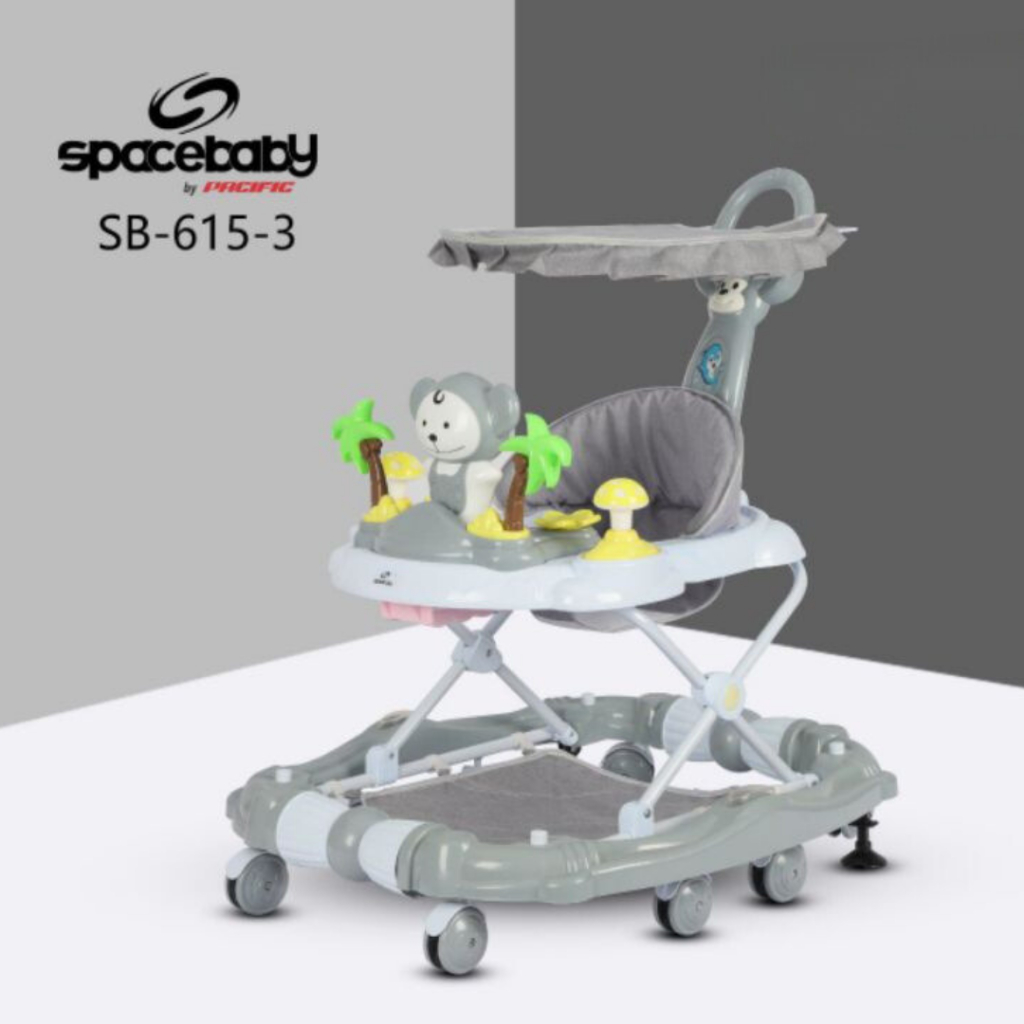 BABY WALKER/ALAT BANTU JALAN BAYI ADA DORONGAN DAN CANOPY//BABY WALKER BISA AYUN/BABY WALKER SPACE B