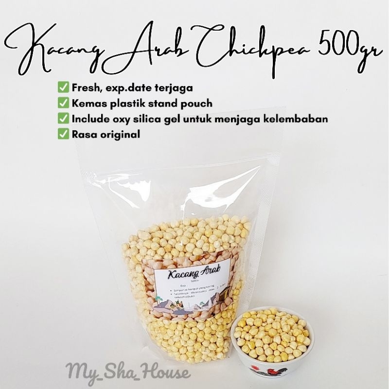 

500gr Kacang Arab / kacang jagung / chickpeas murah oleh2 haji umroh jajan lebaran idul fitri