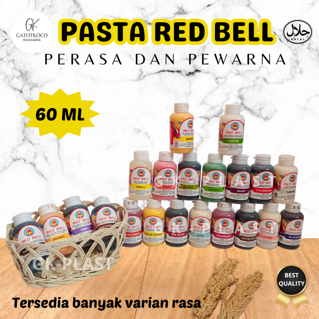 

(60 ml) Perasa/Pewarna Makanan & Minuman RedBell, halal/perasa makanan minuman