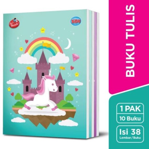 

PROMO SALE BUKU TULIS SIDU 38 LBR BUKU SEKOLAH PACK 1PCS