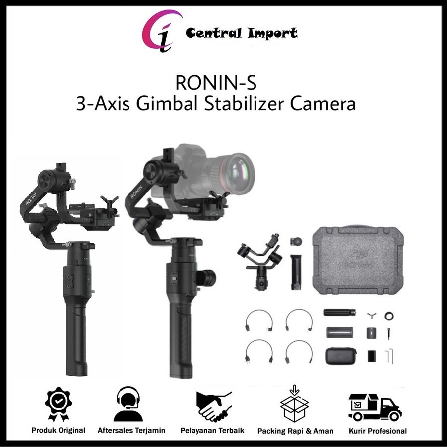 Dji Ronin S Garansi TAM - Dji Ronin S 3 -Axis Gimbal Stabilizer Camera Original