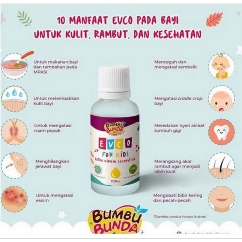 

Makassar! Bumbu bunda EVCO for kids extra virgin coconut oil 100ml