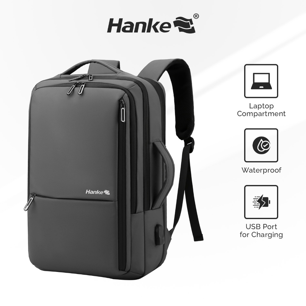 Hanke Tas Ransel Laptop Laptop Backpack Nylon - BK2103