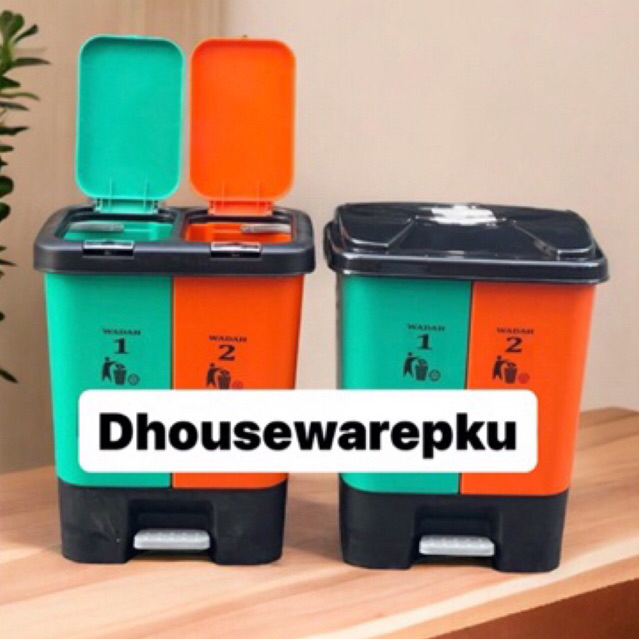 2707 / 2708/ TONG SAMPAH 2 SISI 1 TUTUP /TONG SAMPAH 2 SISI SATU TUTUP