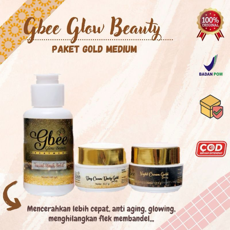 Paket Gold Gbee Glow Beauty Skincare
