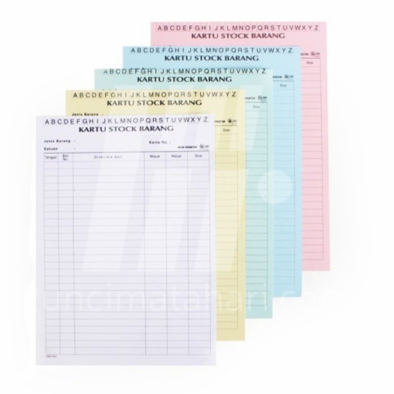 

Kartu Stock Barang Keluar Masuk Folio F4