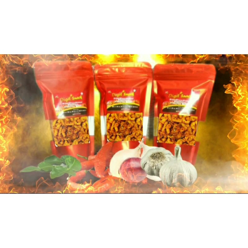 

Makaroni Pedas Daun Jeruk 100g Makaroni Bantet