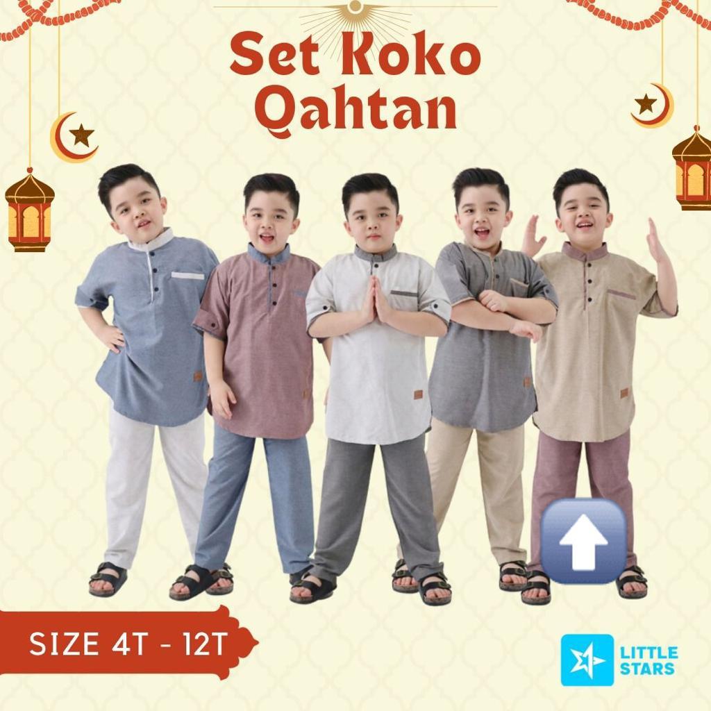[ALTAIR KIDS] Setelan Linen Anak Premium // Setelan Anak Laki Laki Import //  Koko Kurta Set Anak La