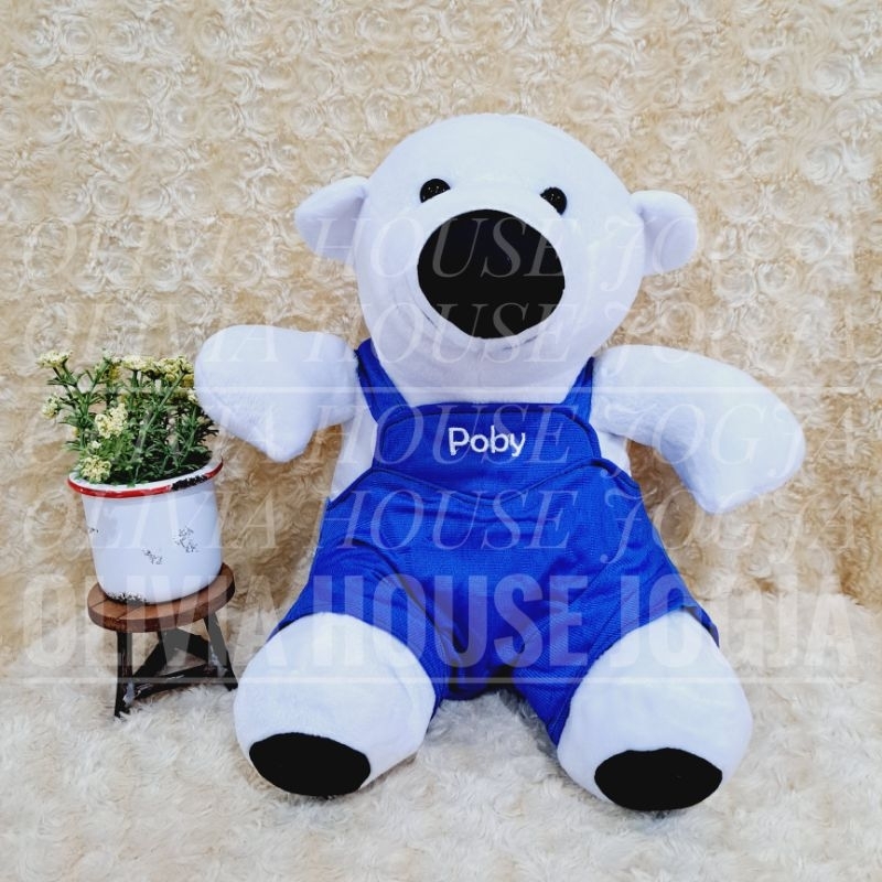 Boneka Poby Lokal M Boneka Pororo Friends Boneka Poby Beruang Putih M