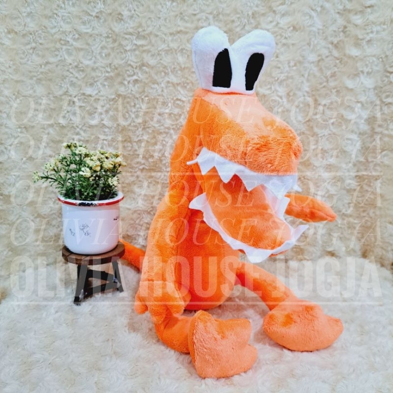 Boneka Rainbow Friends Orange Boneka Rainbow Friend Oren Boneka Oranye
