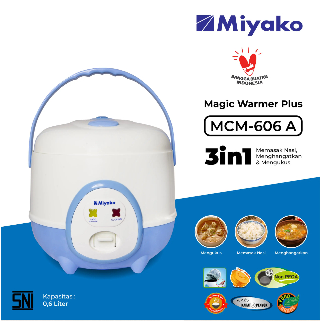 MIYAKO RICE COOKER MCM-606 A