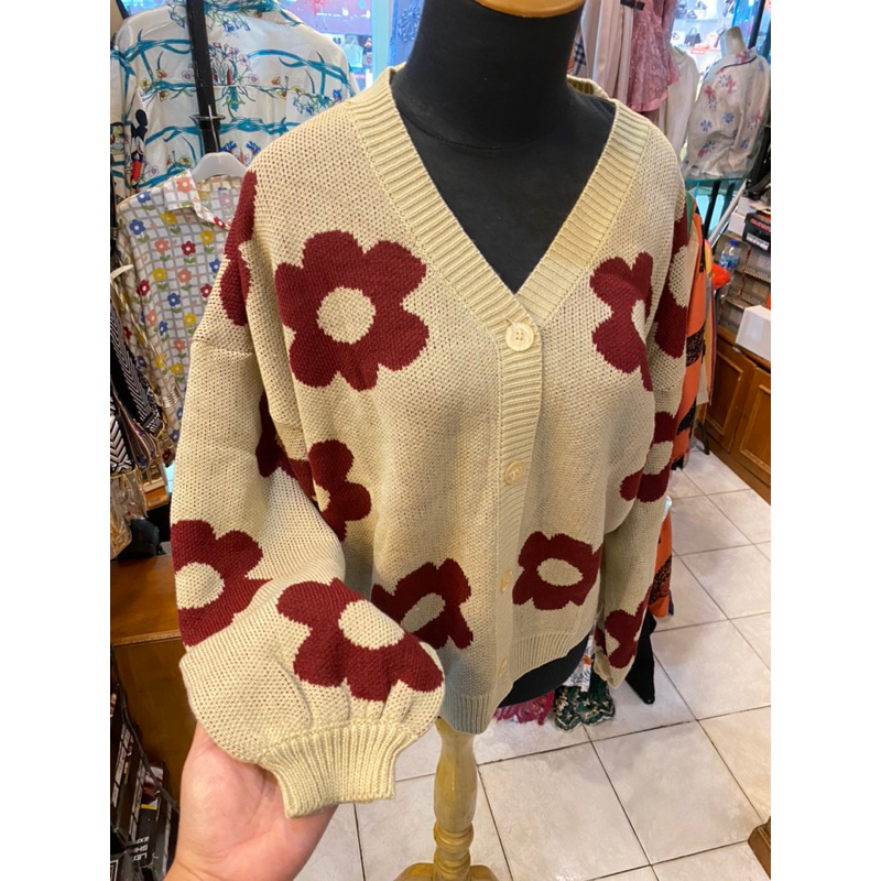 SWEATER RAJUT MOCCA LD 120