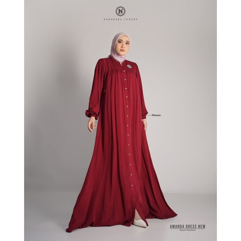 Amanda Dress New by Nadheera | Gamis Nadheera | Gamis Amanda