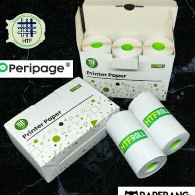

PROMO SALE 3 Roll Kertas stiker cocok untuk printer peripage paperang dll ukuran 573mm