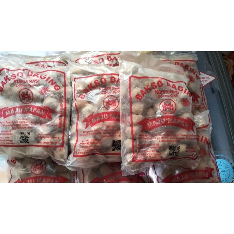 

Bakso Kombinasi Sapi dan Ayam isi 50biji berat 725gr